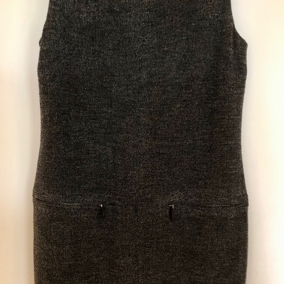 Escada Classic Wool Sheath Grey Textured Material - Picture 6 of 7